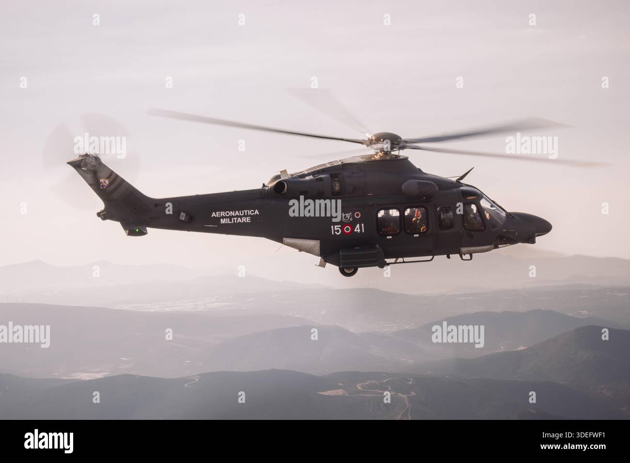 The Italian Air Force AgustaWestland HH-139A (AW-139M), registration ...