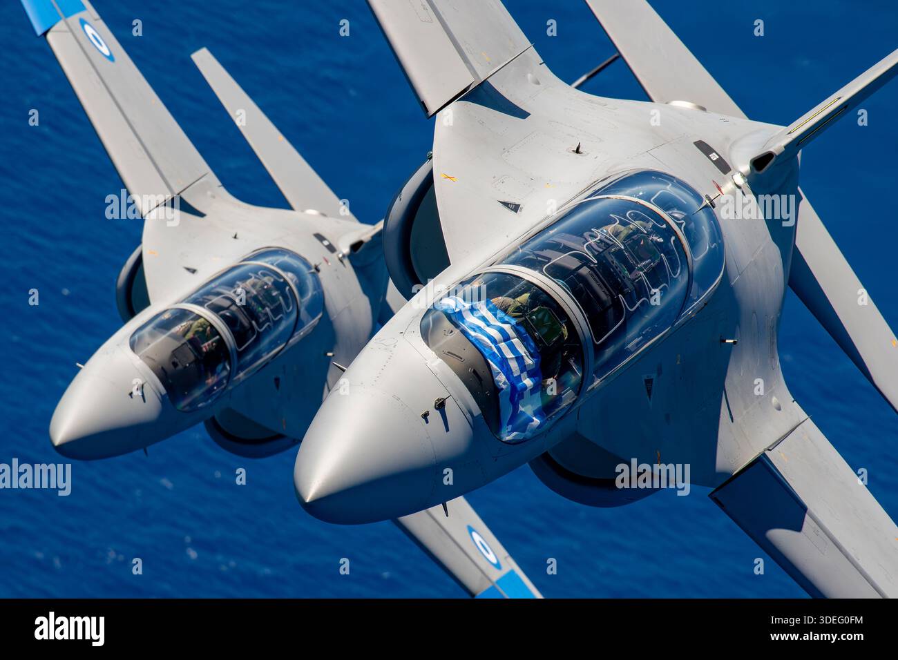 A Hellenic Air Force Alenia Aermacchi M-346B Master, manufactured by ...