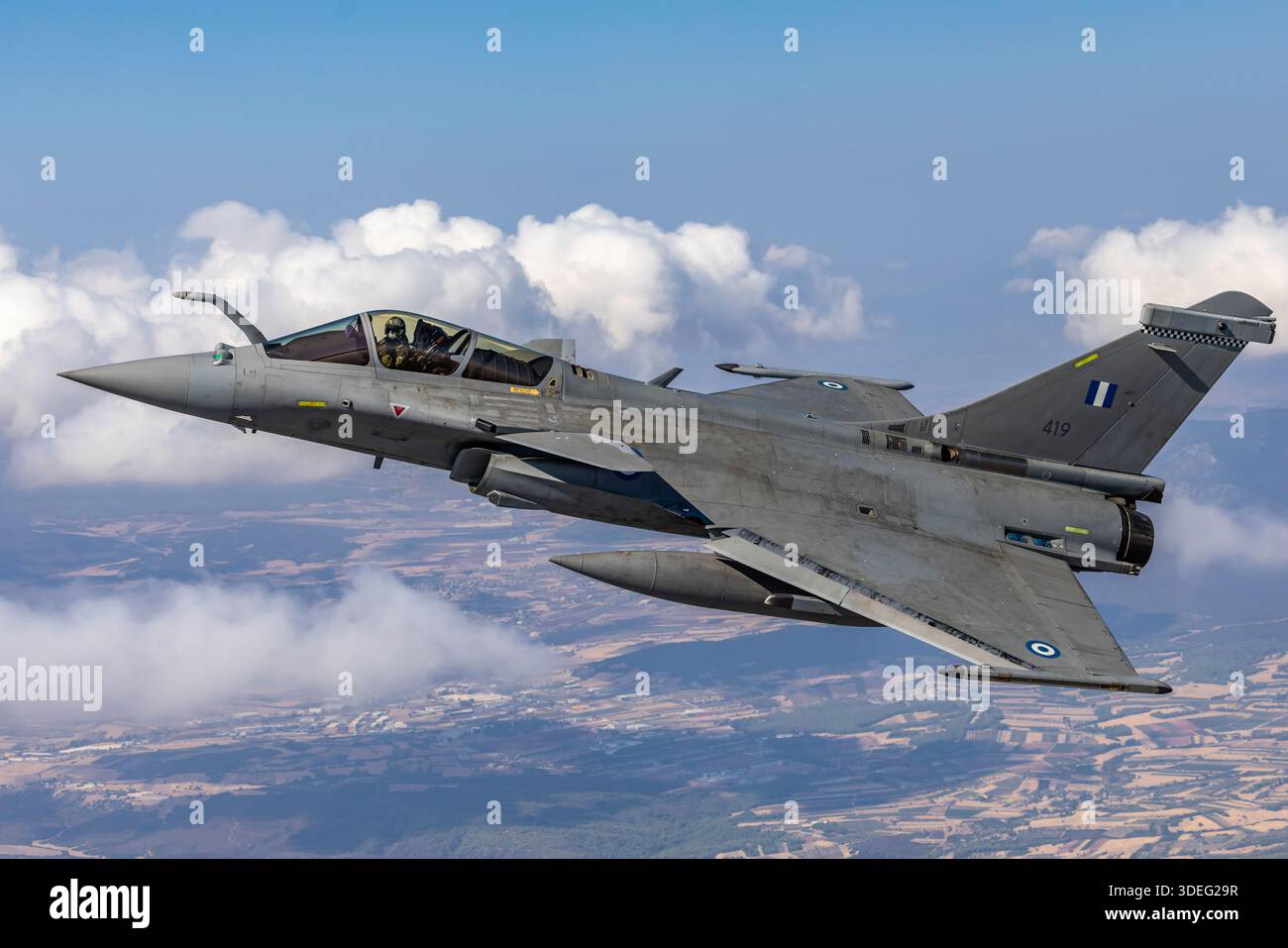 Rafale Configuration A Hellenic Air Force Rafale EG multirole fighter is shown in clean ...