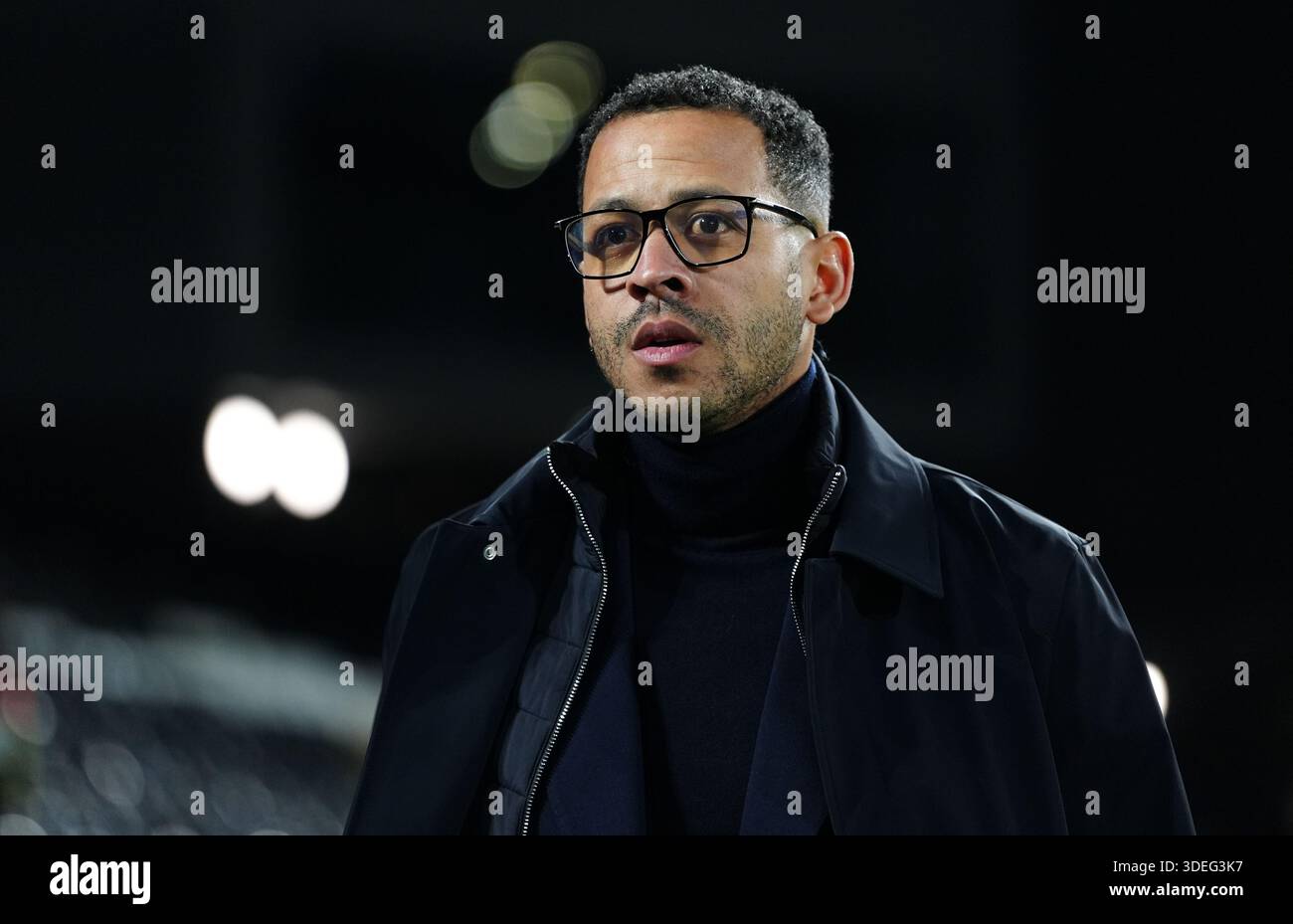 New Chelsea manager Liam Rosenior before the Premier League match at Craven  Cottage, London. Picture date: Wednesday January 7, 2026 Stock Photo - Alamy