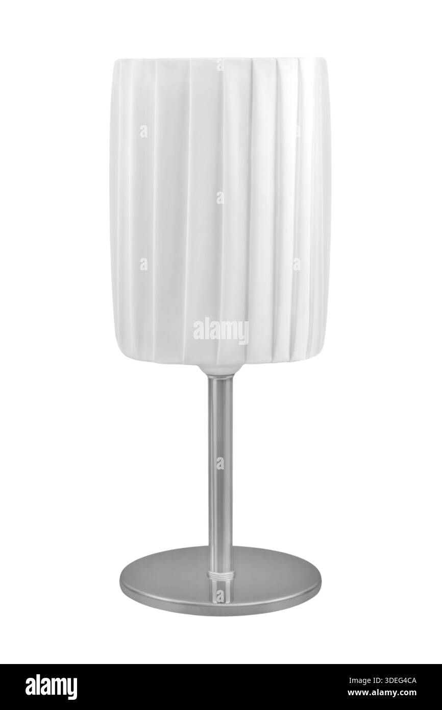 Table Lamp isolated on white background Stock Photo