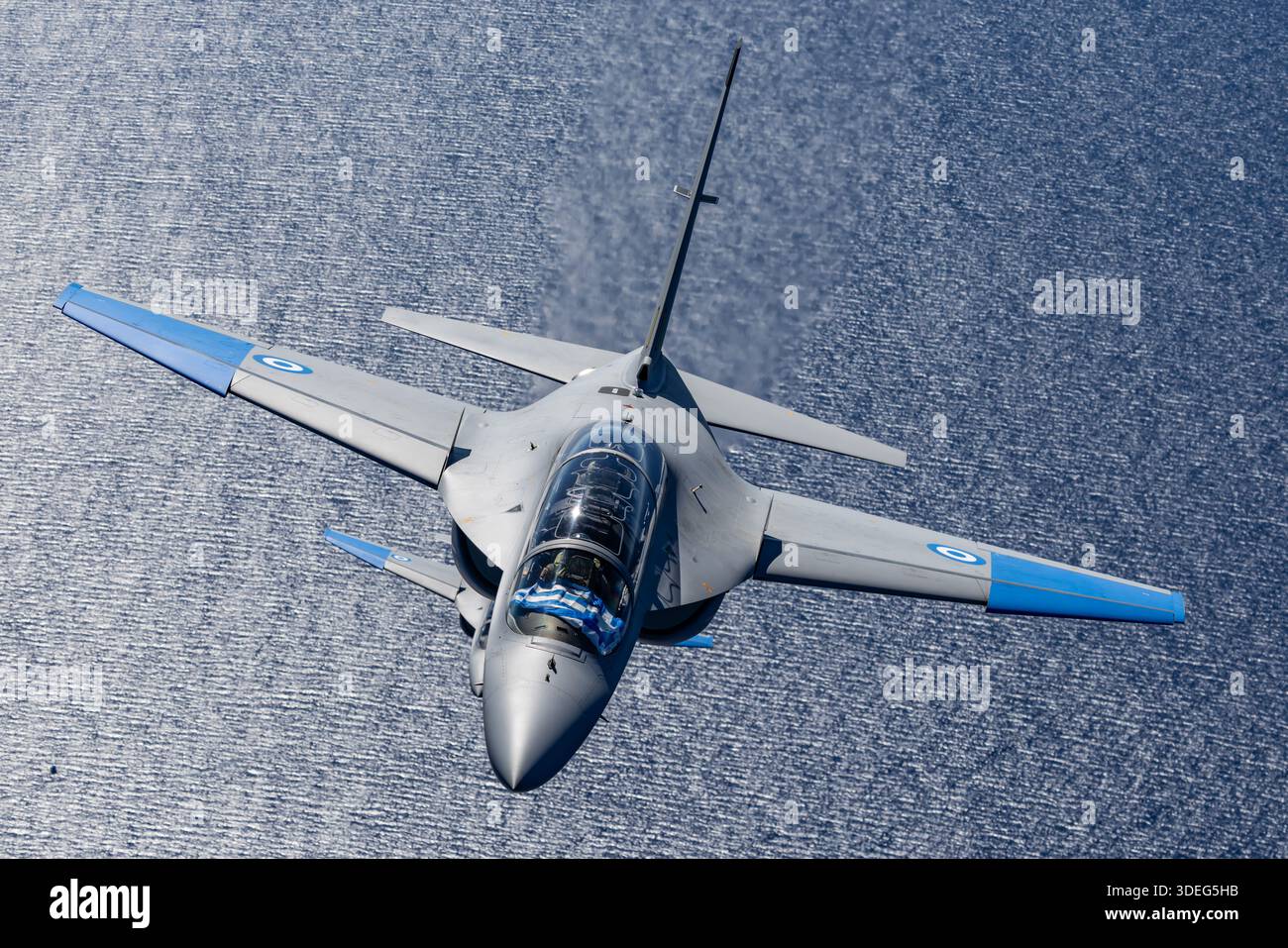 This image captures a Hellenic Air Force Leonardo Alenia Aermacchi M ...