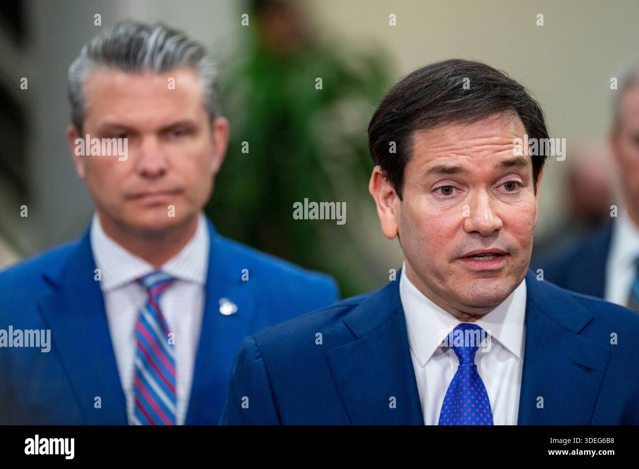 Secretary of State Marco Rubio and Secretary of Defense Pete Hegseth ...