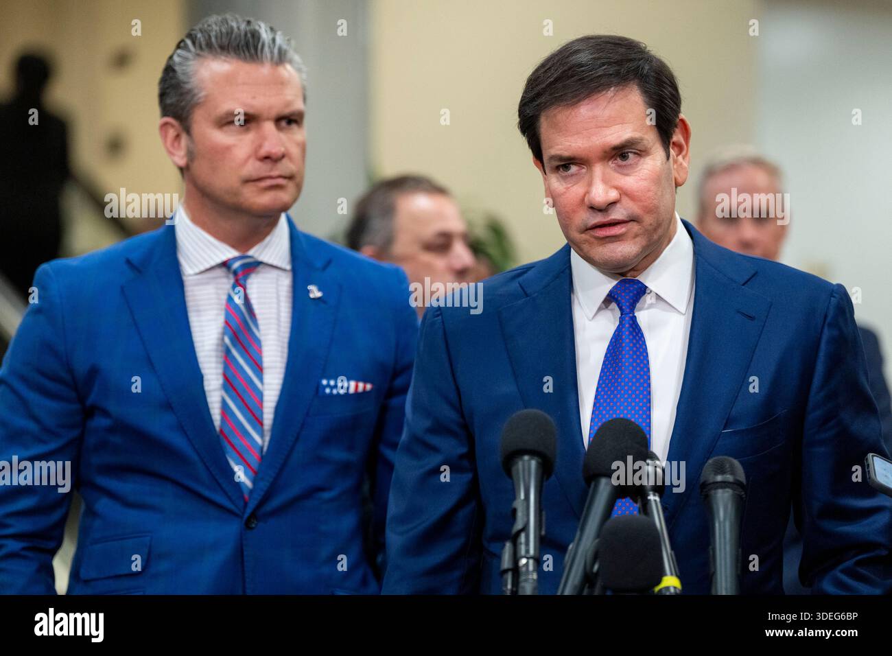 Secretary of State Marco Rubio and Secretary of Defense Pete Hegseth ...