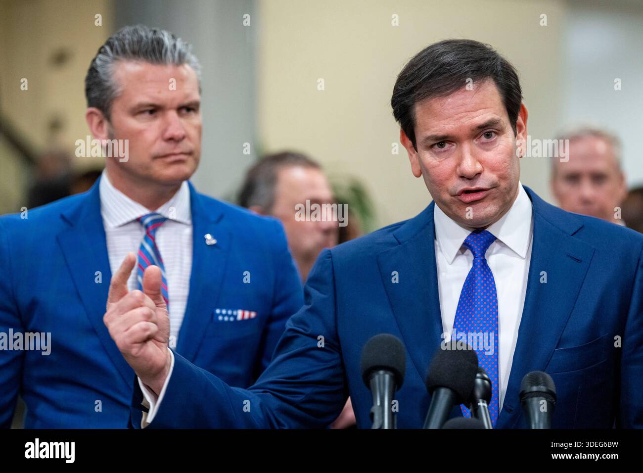 Secretary of State Marco Rubio and Secretary of Defense Pete Hegseth ...