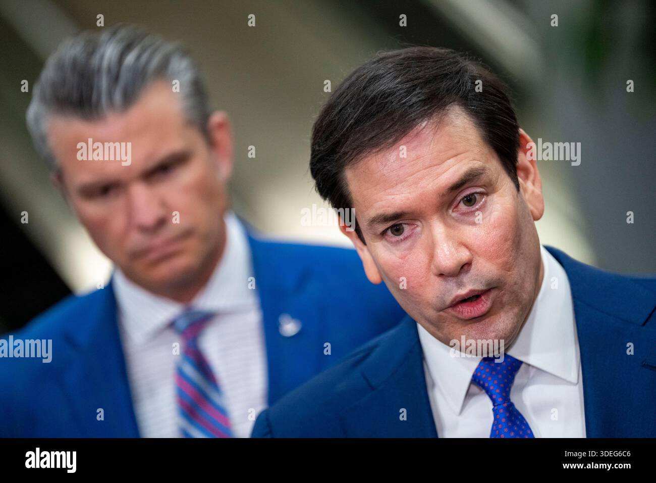 Secretary of State Marco Rubio and Secretary of Defense Pete Hegseth ...