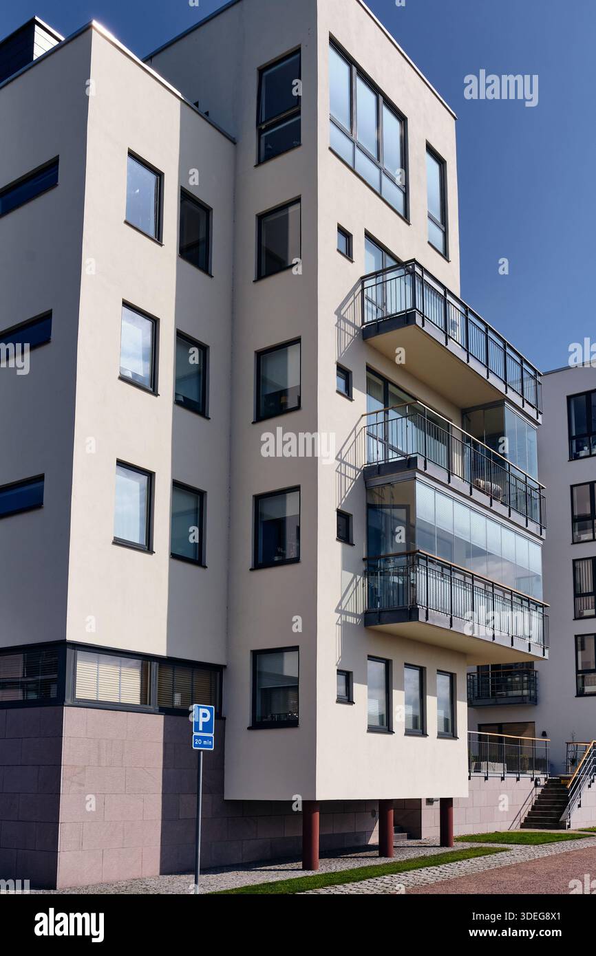 Contemporary building exterior showcases hi-res stock photography and ...