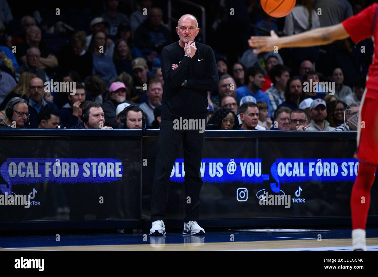 INDIANAPOLIS, IN - JANUARY 06: Butler Bulldogs head coach Thad Matta on ...