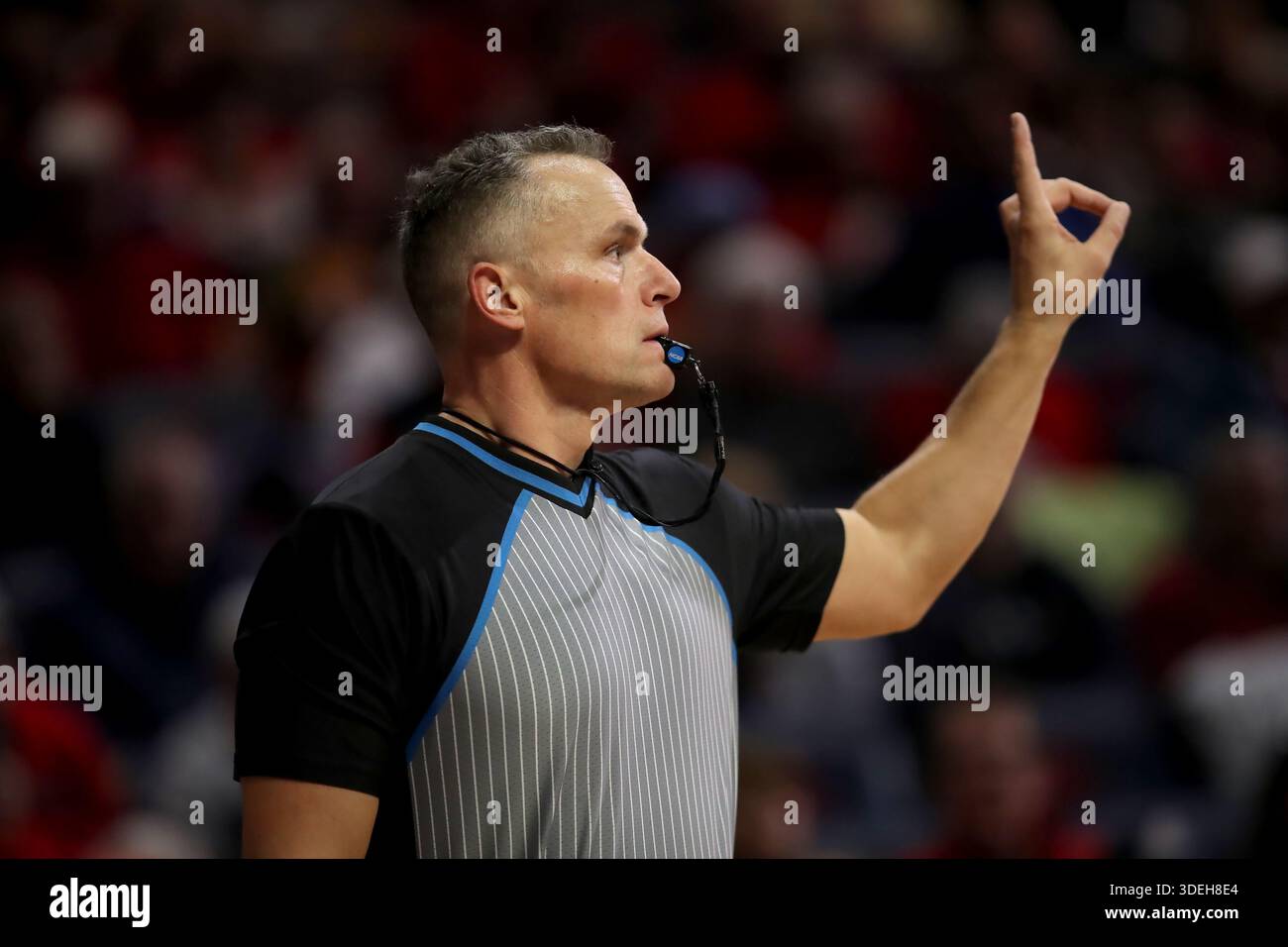 TUCSON, AZ - JANUARY 06: Referee Kyle Bacon during a women's basketball ...