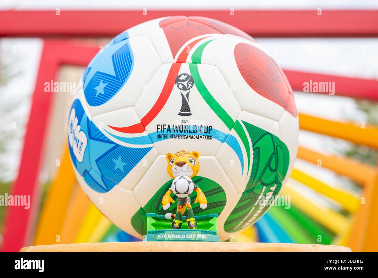 zhongshan-china-december-14-2025-official-mascot-zayu-and-the-soccer