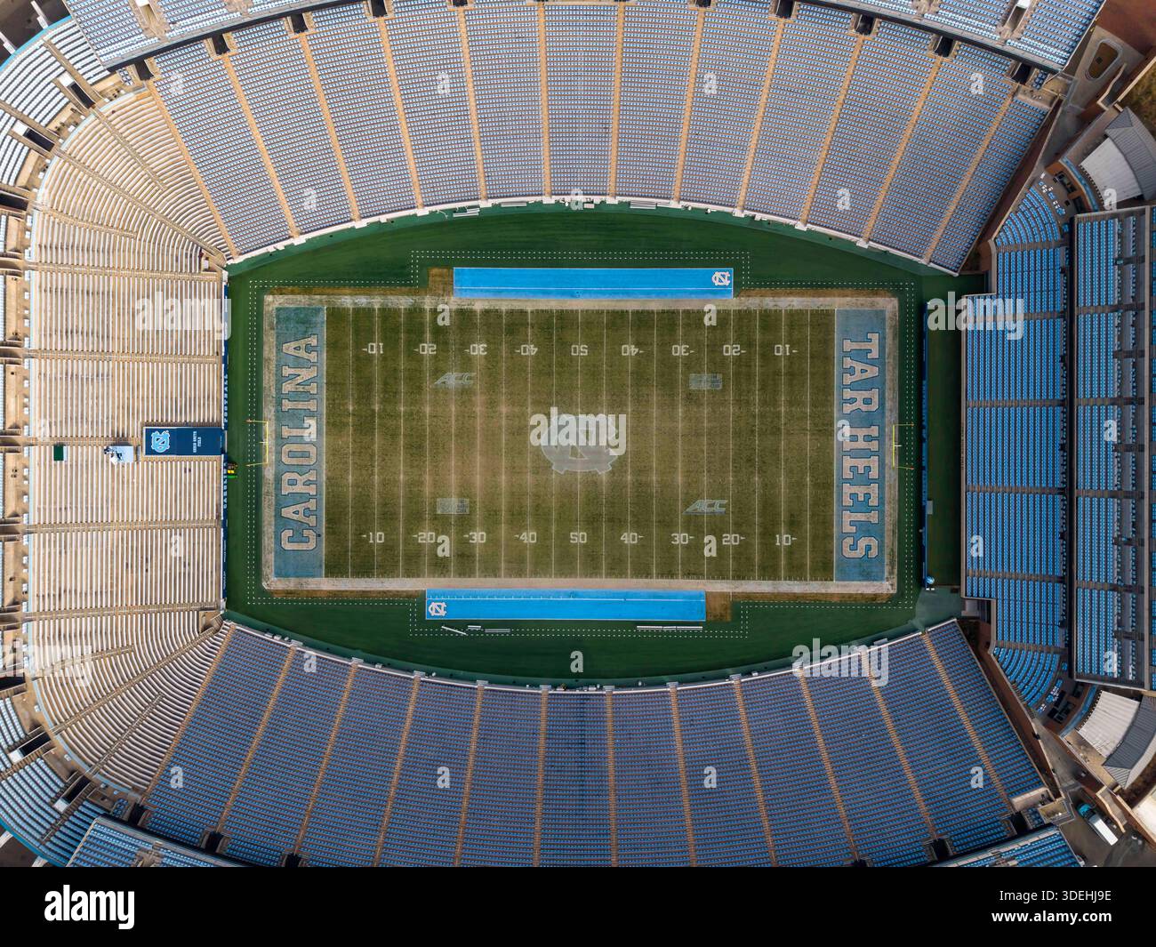 January 6, 2026, Chapel Hill, Nc, USA: An aerial view of Kenan Stadium ...