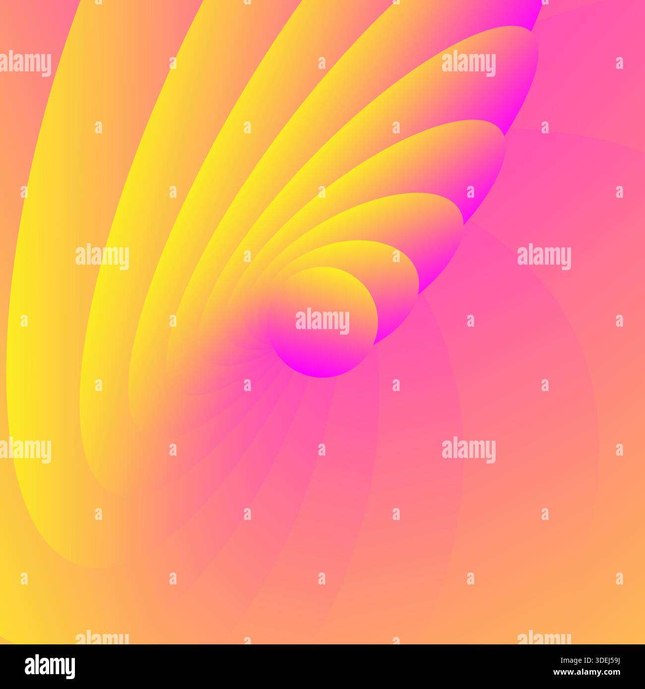 Abstract background with pink and yellow circle gradient, stock vector Stock Vector