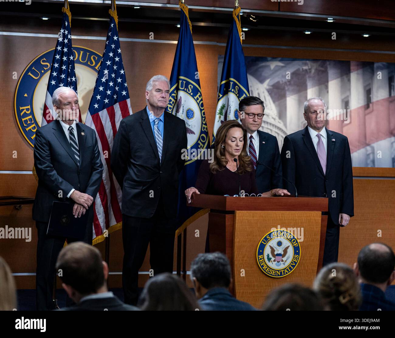 Republican Reporters United States Representative Lisa C McClain (Republican of Michigan ...