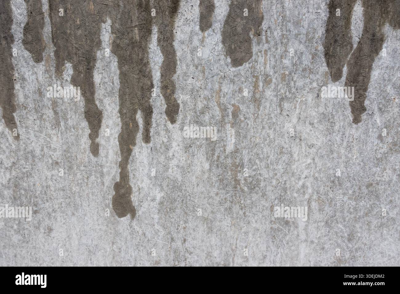 Rough grey concrete wall texture with coarse grain, neutral tones and urban character, ideal as abstract background Stock Photo