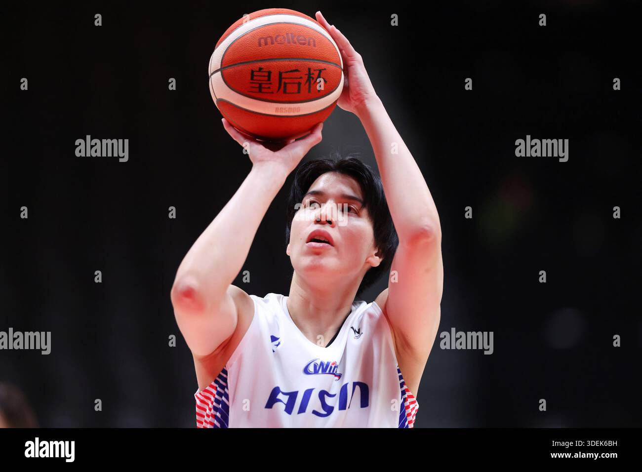 nd Yoyogi Gymnasium, Tokyo, Japan. 8th Jan, 2026. Ramu Tokashiki (Wings), JANUARY 8, 2026 - Basketball : Empress's Cup Basketball 2025-26 Final Round Quarter-final match between Aisin Wings - Denso Iris at 2nd Yoyogi Gymnasium, Tokyo, Japan. Credit: YUTAKA/AFLO SPORT/Alamy Live News Stock Photo