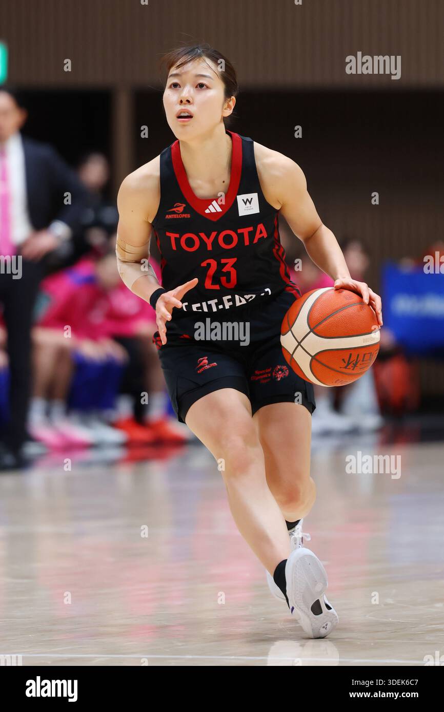 nd Yoyogi Gymnasium, Tokyo, Japan. 8th Jan, 2026. Mai Yamamoto (Antelopes), JANUARY 8, 2026 - Basketball : Empress's Cup Basketball 2025-26 Final Round Quarter-final match between Chanson V-Magic - Toyota Antelopes at 2nd Yoyogi Gymnasium, Tokyo, Japan. Credit: YUTAKA/AFLO SPORT/Alamy Live News Stock Photo