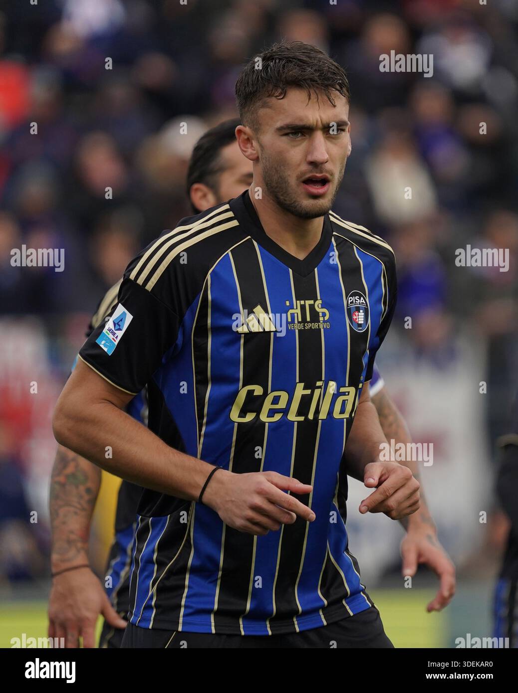 Simone Romeo Pisa's Simone Canestrelli ....During the Serie A soccer match between ...