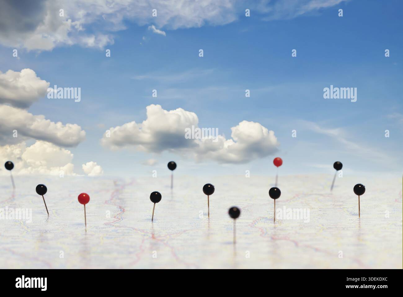 Find your way. Location Pin marking on a routes, world map. Maps ...