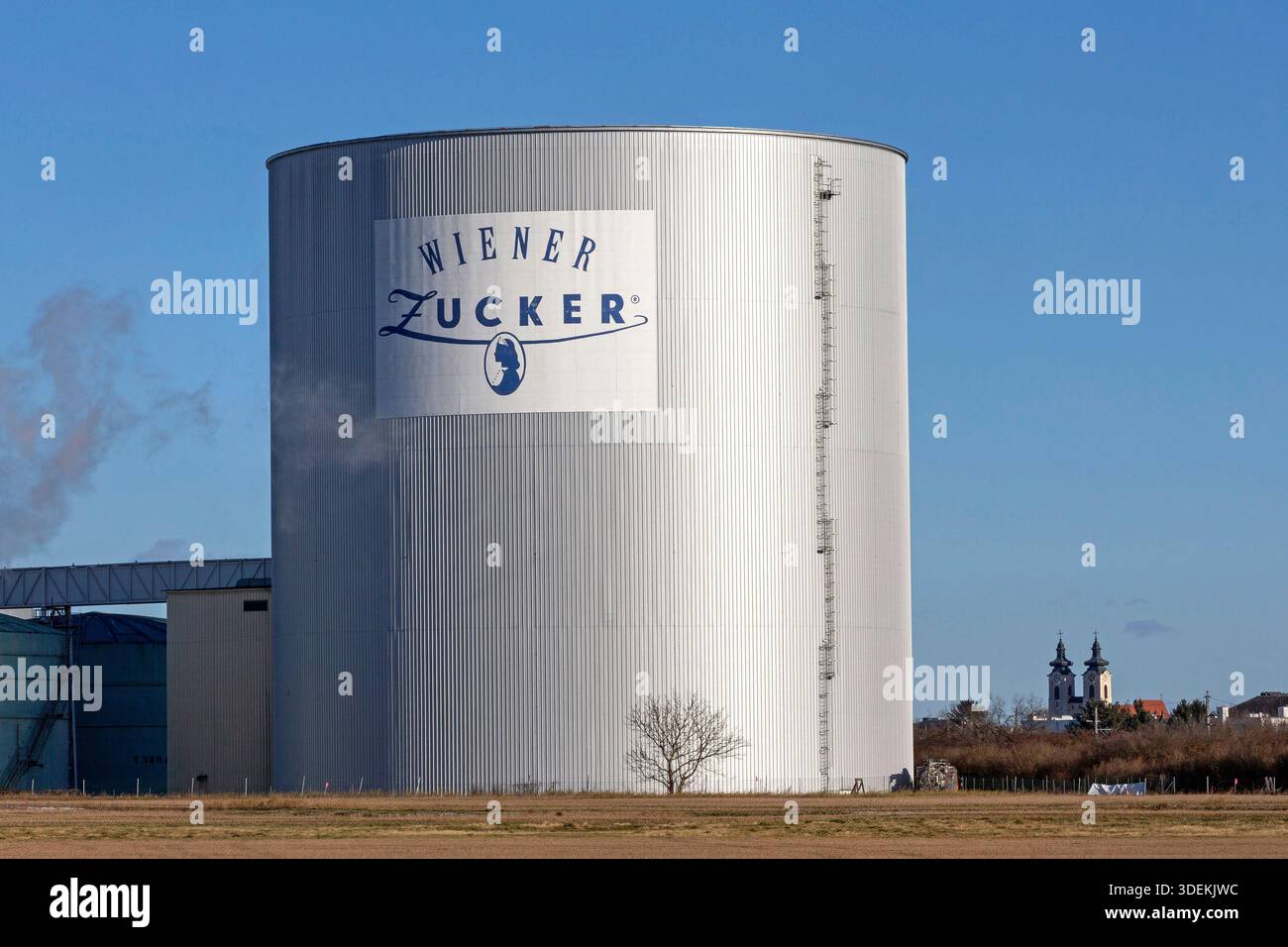 Agrana Zuckerfabrik in Tulln, Niederösterreich, Österreich // Agrana Sugar Factory in Tulln, Lower Austria, Austria - 20251230 PD6972 Stock Photo