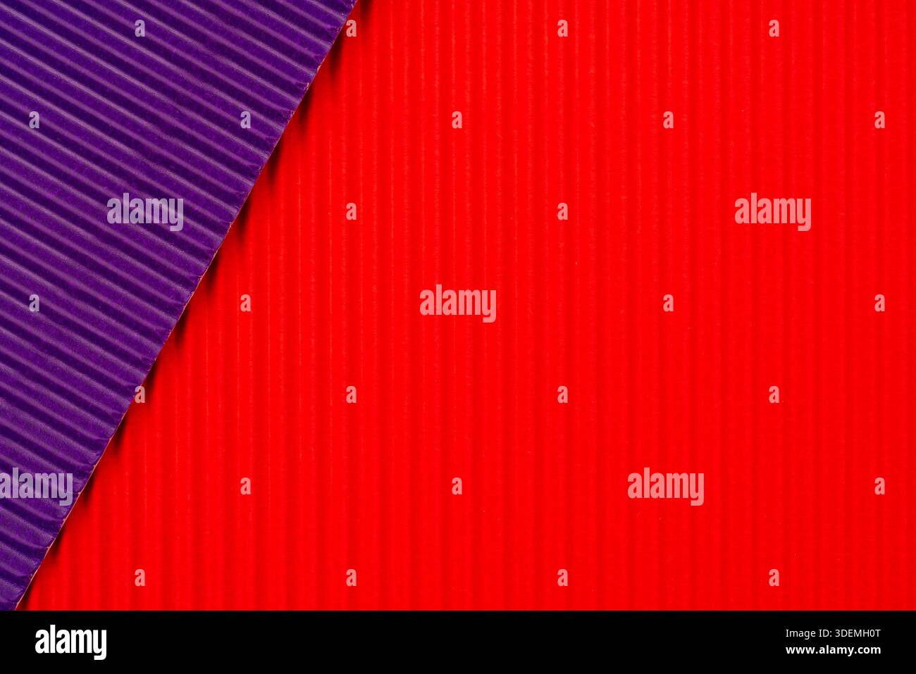 Abstract corrugated paper background. Rough decorative paper texture. Stock Photo