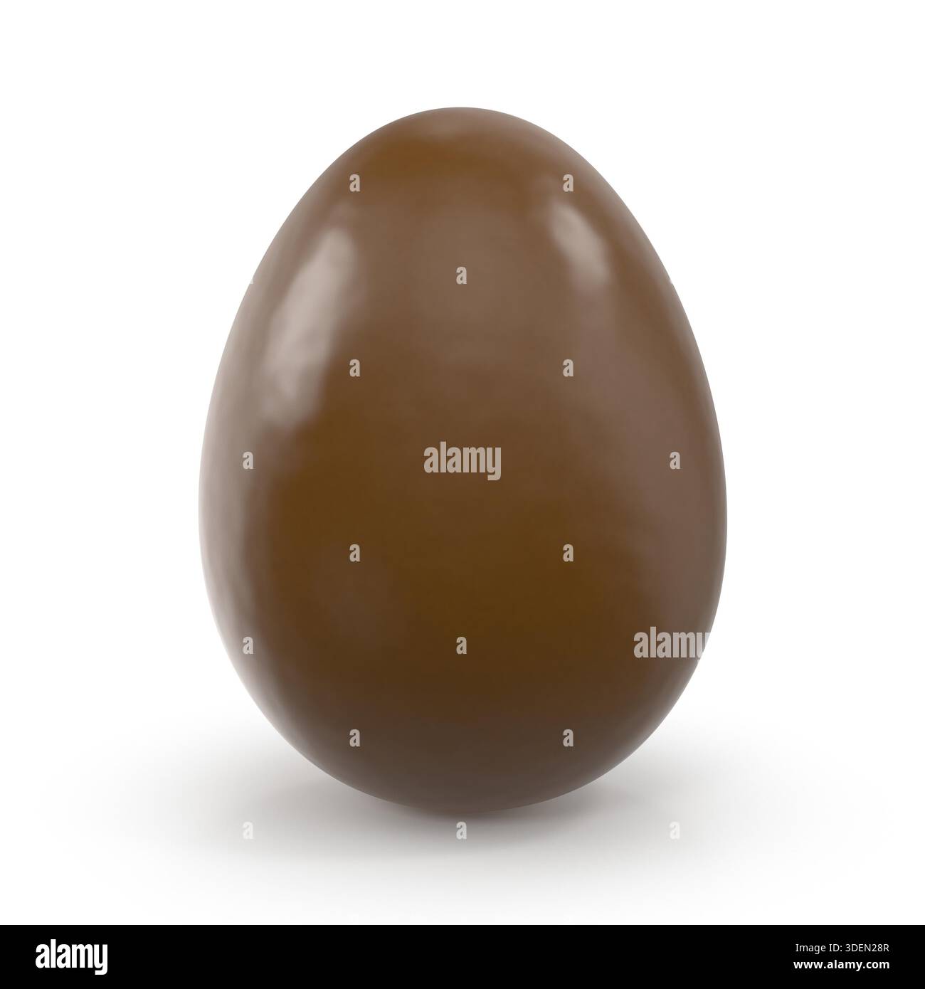Chocolate Egg A Smooth, Glossy Easter Treat Stock Photo