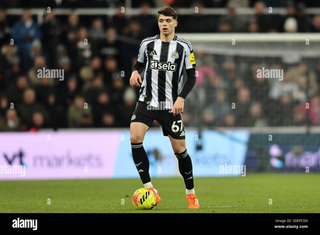 Lewis Miley Of Newcastle United During The Premier League Match Between lewis-miley-of-newcastle-united-during-the-premier-league-match-between