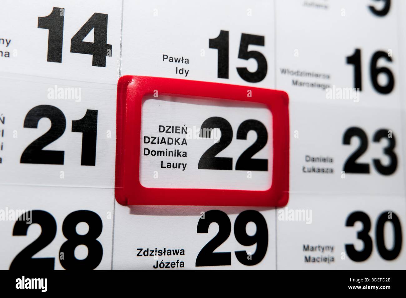 Calendar theme hi-res stock photography and images - Alamy