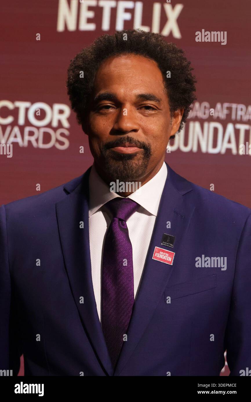 Jason George at the 32nd Annual Actor Awards Nominations at SAG-AFTRA ...