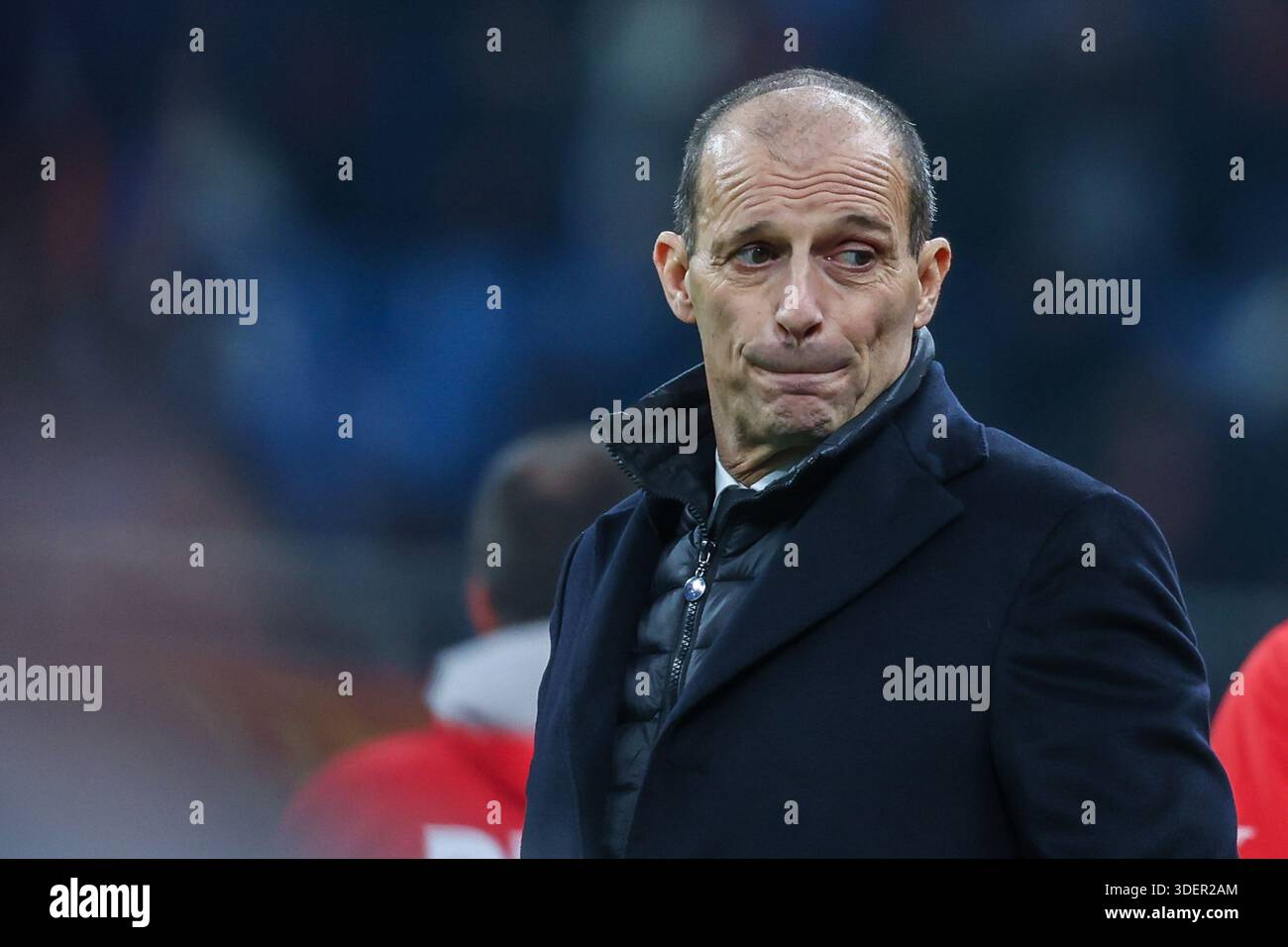 Massimiliano Allegri Head Coach of AC Milan reacts during Serie A 2025/ ...