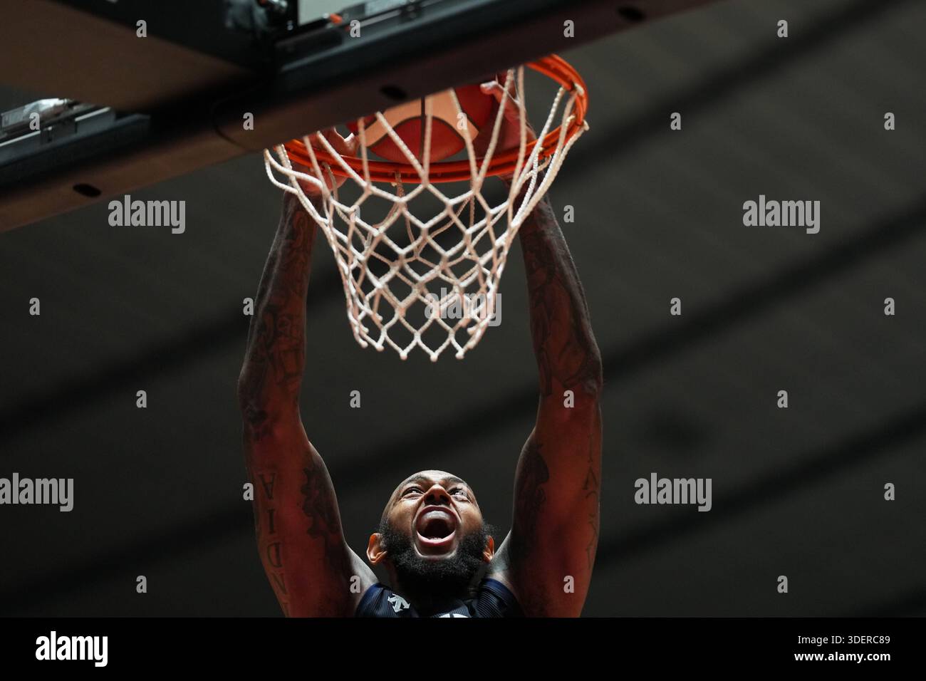 st Yoyogi Gymnasium, Tokyo, Japan. 8th Jan, 2026. Dererk Pardon (Altiri), JANUARY 8, 2026 - Basketball : Emperor's Cup Basketball 2025-26 Final Round Quarter-final match between San-En Neo Phoenix 87-79 Altiri Chiba at 1st Yoyogi Gymnasium, Tokyo, Japan. Credit: AFLO SPORT/Alamy Live News Stock Photo