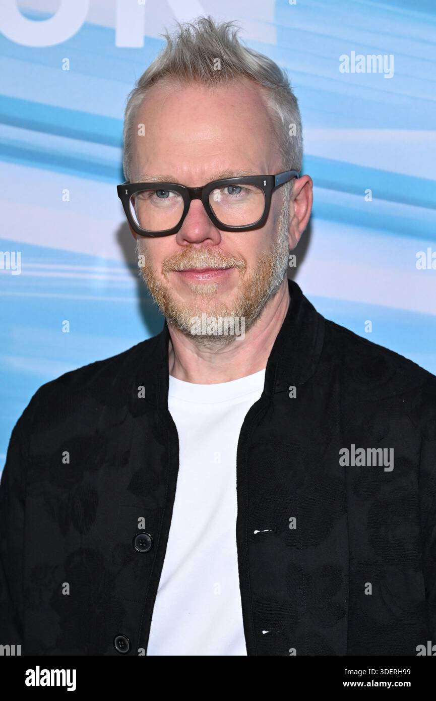 Jim Field Smith walking the red-carpet event for season two of Apple TV ...