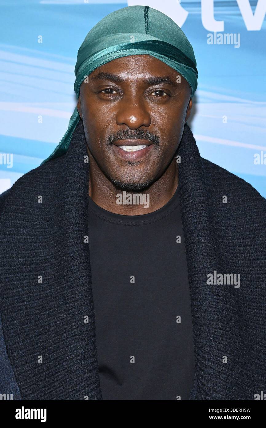 British actor producer Idris Elba walking the red-carpet event for ...