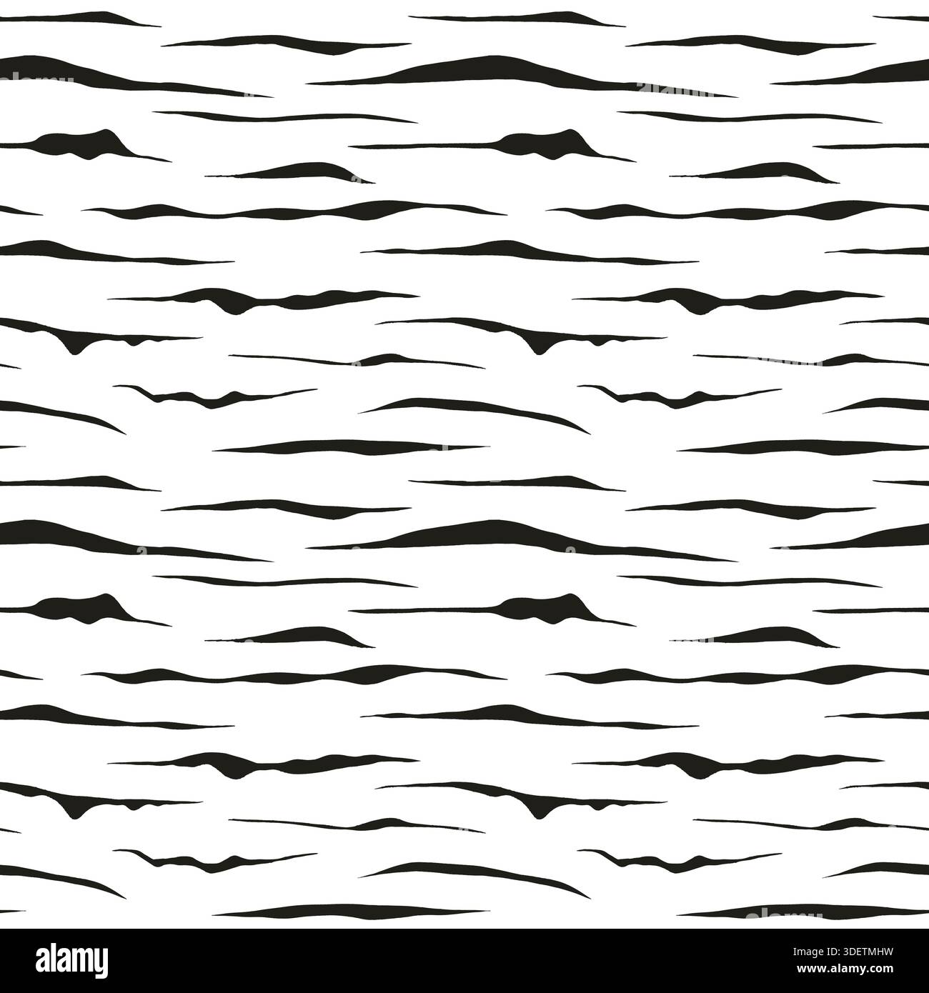 Abstract seamless pattern. Hand drawn doodle lines print Stock Vector