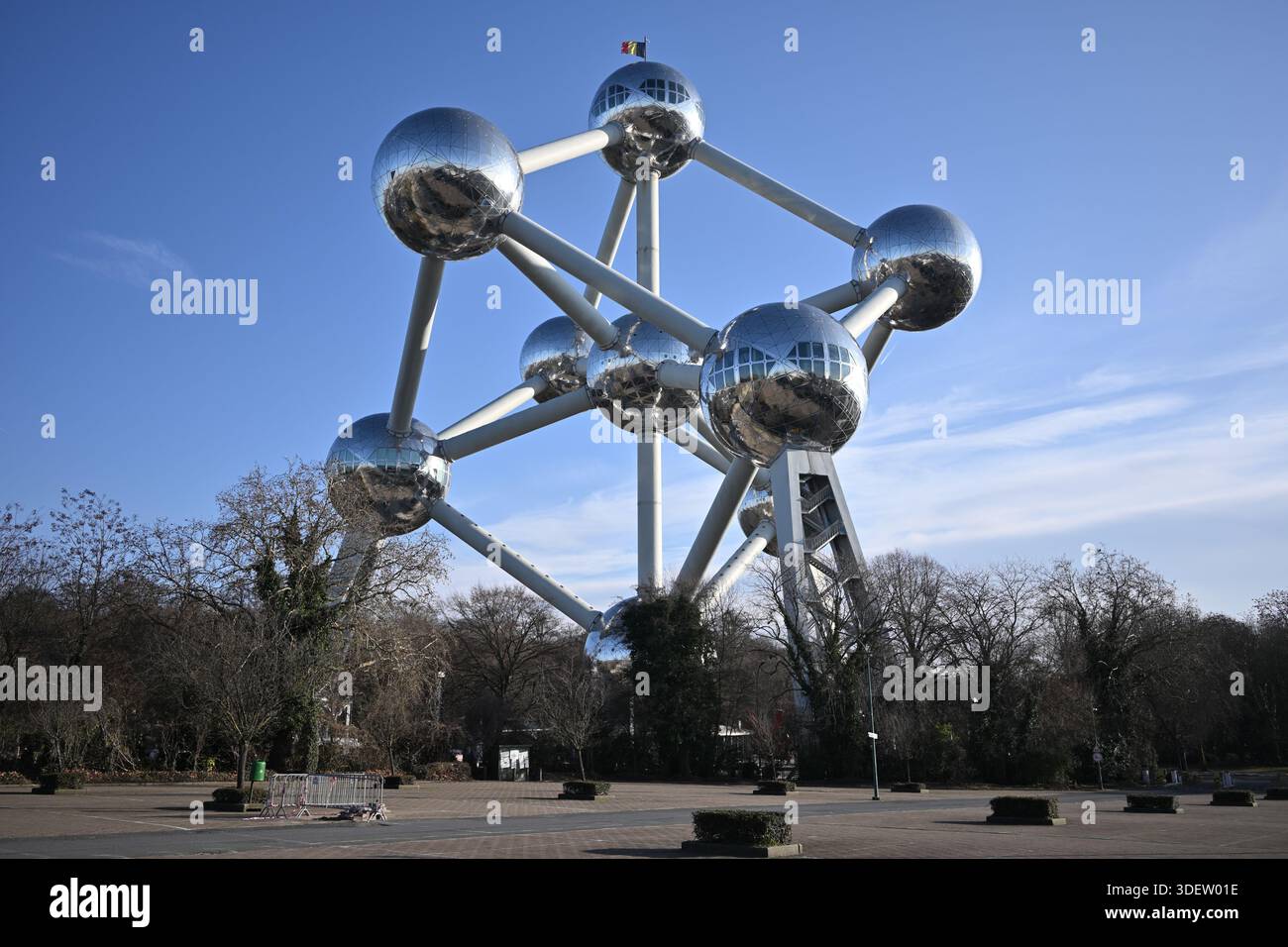 Retro Futurism in the form of the Brussels iconic Atomium landmark from ...