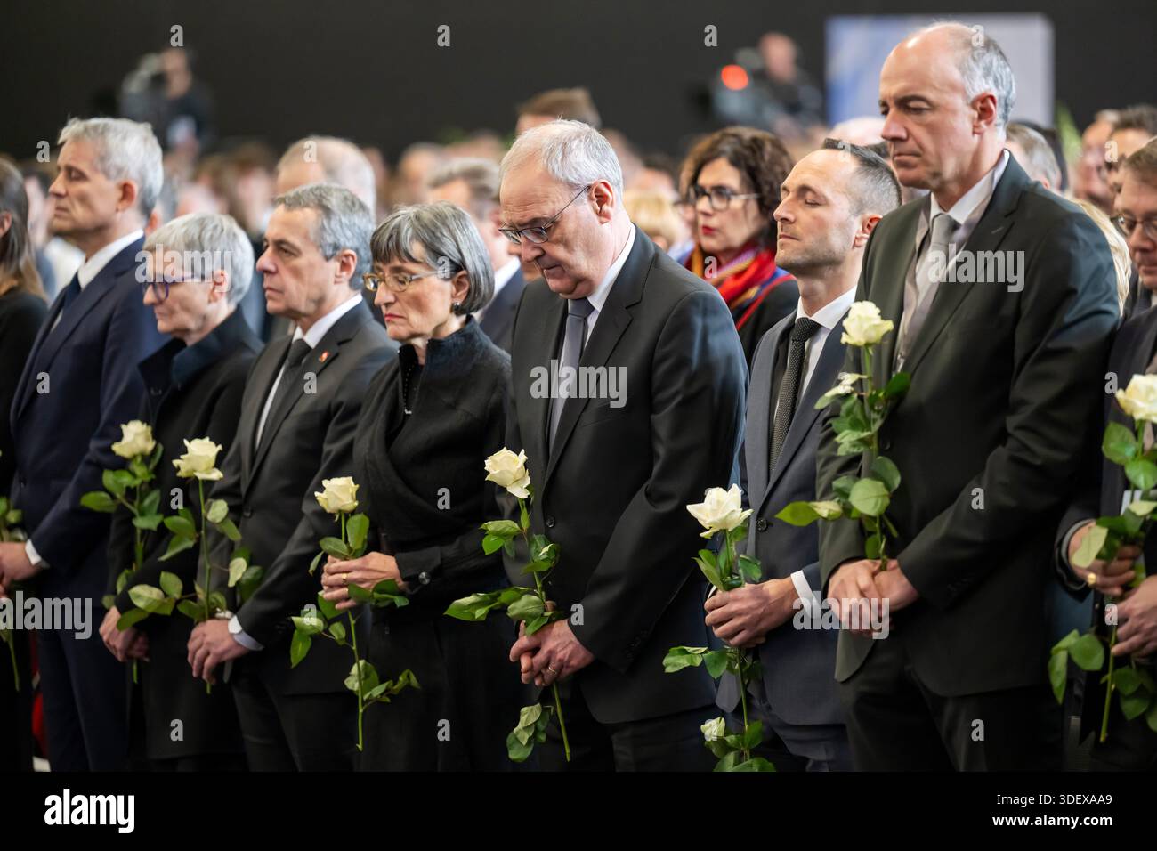 From left to right: Swiss Federal Councillor Beat Jans, Swiss Federal ...