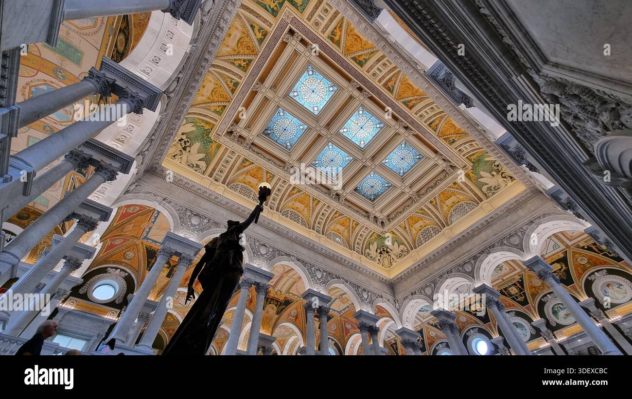 Library of Congress, Washington DC - Smartphone Captured Stock Image