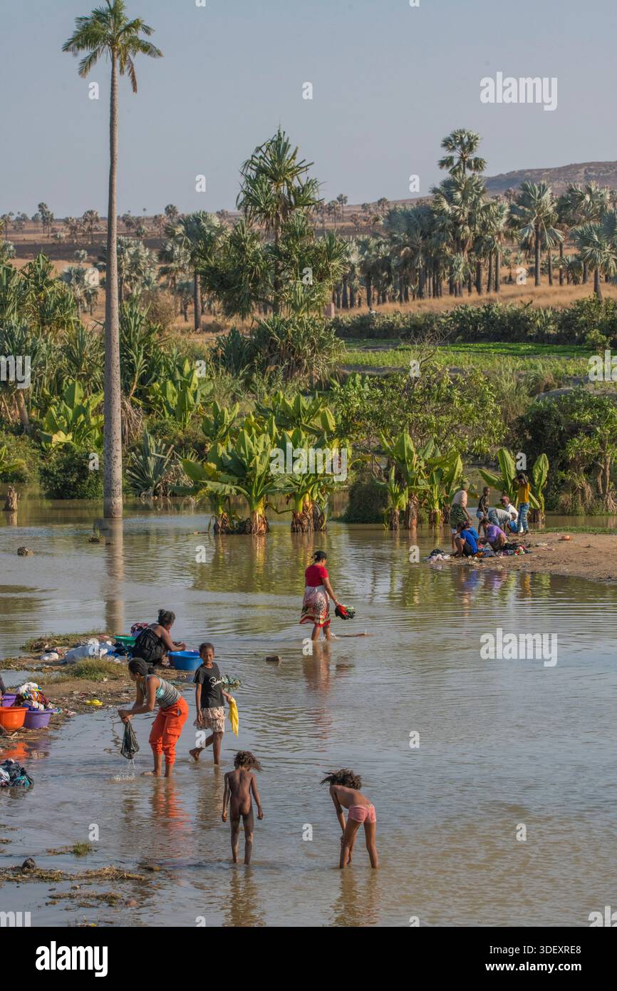 Water Insecurity Rivers Washing clothes and fetching water in rivers and other surface water ...