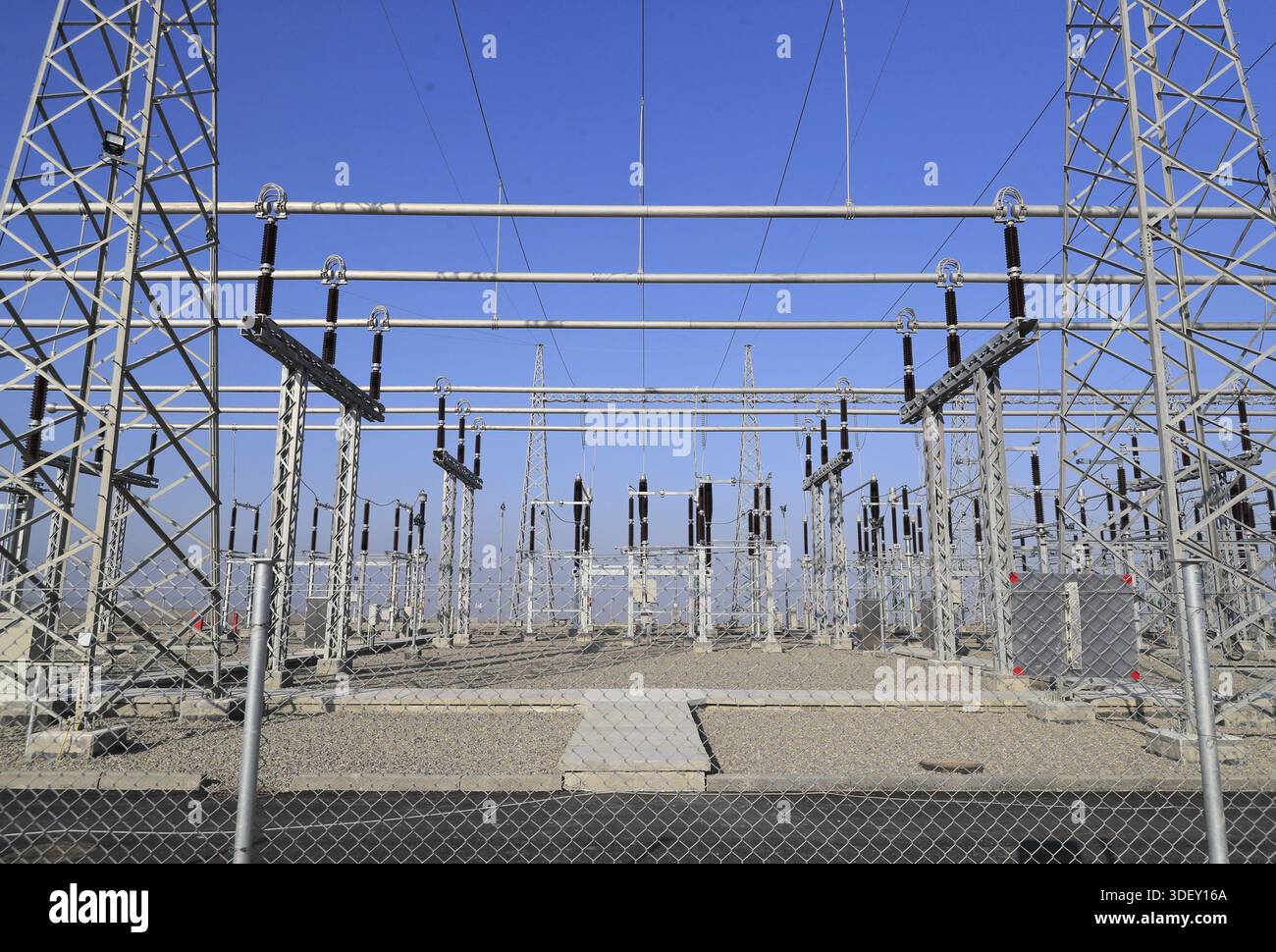 Absheron Project Baku. 8th Jan, 2026. This photo shows the Khizi-Absheron Wind Power ...