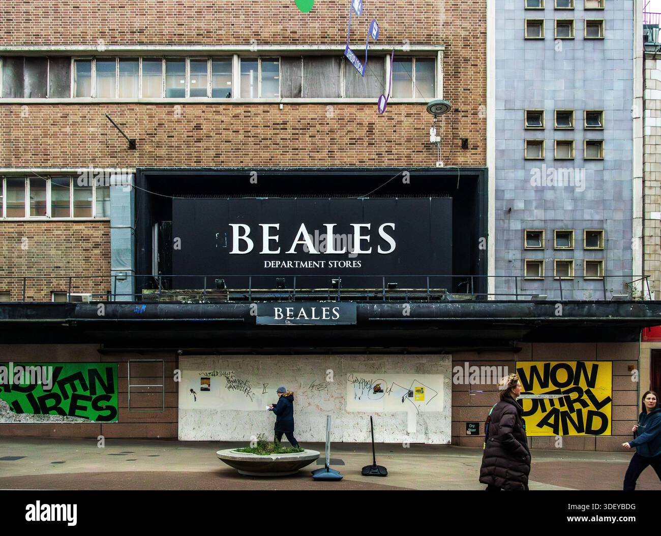 The former flagship store, Beales in Bournemouth, now in administration ...
