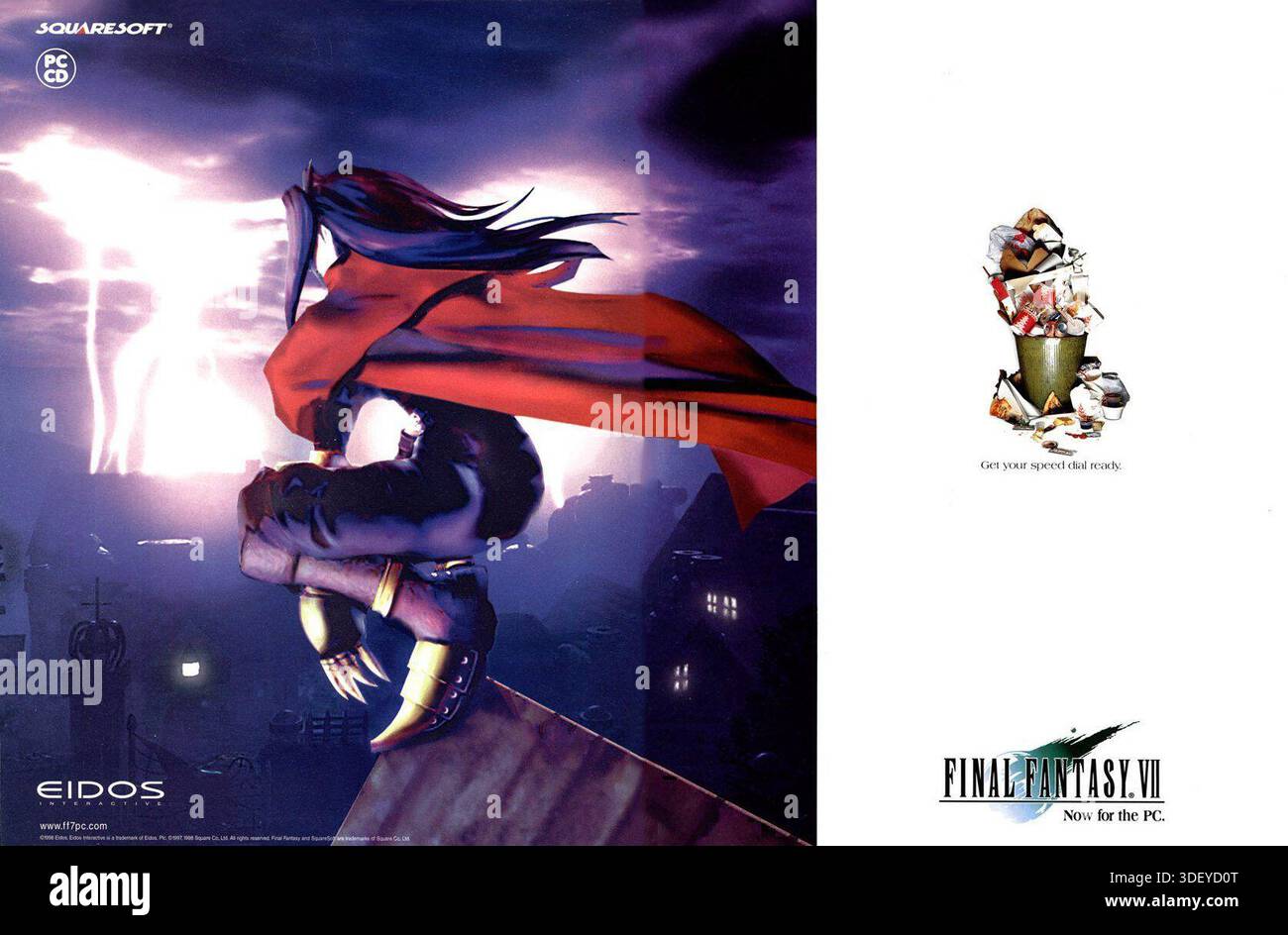 1997 Final Fantasy VII ad Stock Photo - Alamy