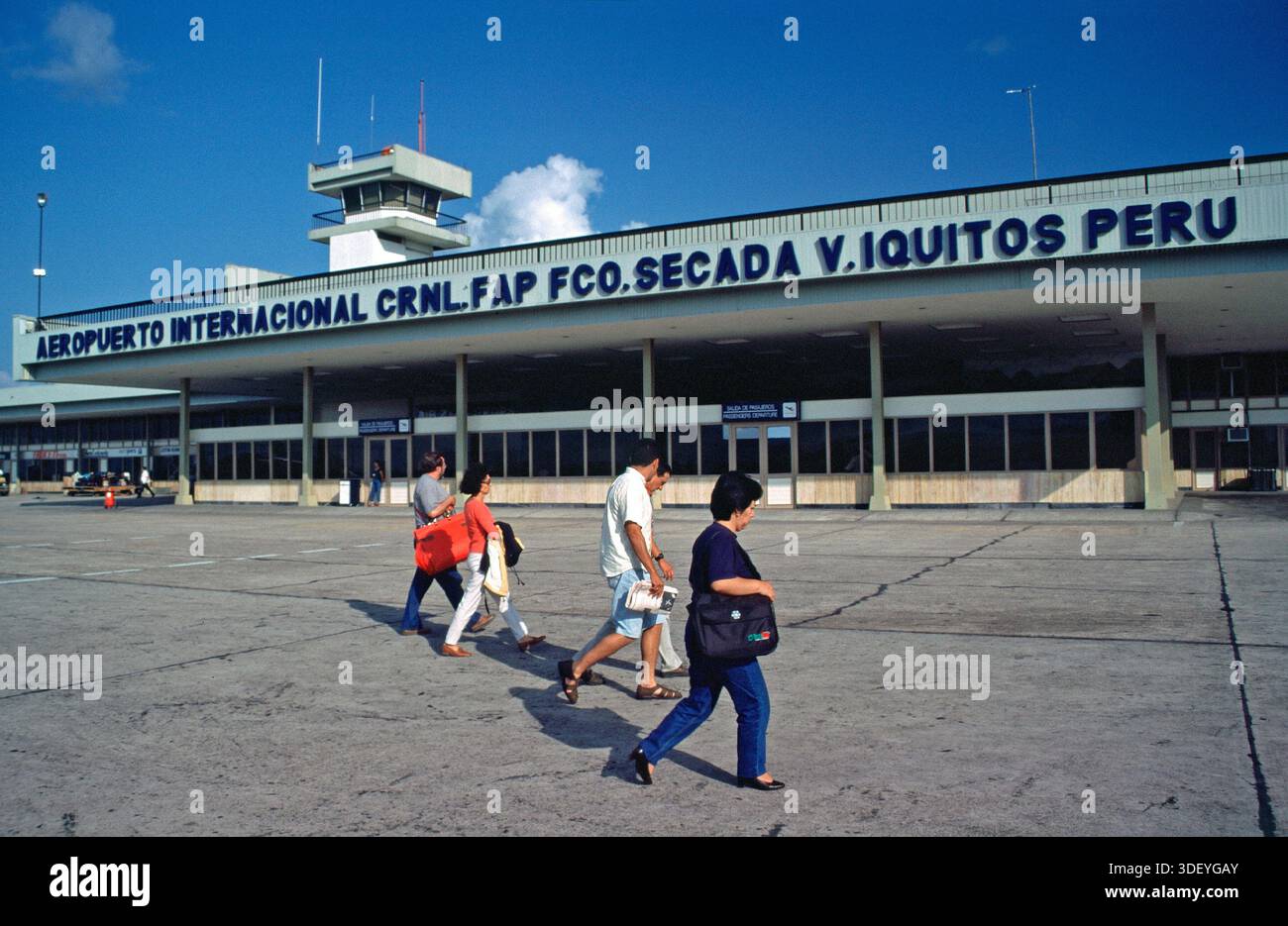Airport, Iquitos, Peru, South America, September 1997, vintage
