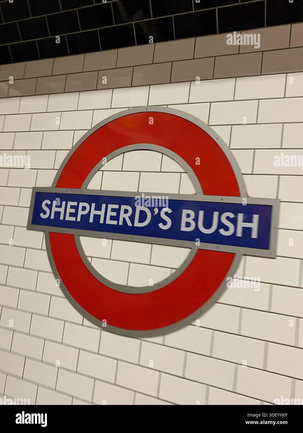 LONDON, UK, October 22, 2019 Clean representation of Shepherds Bush ...