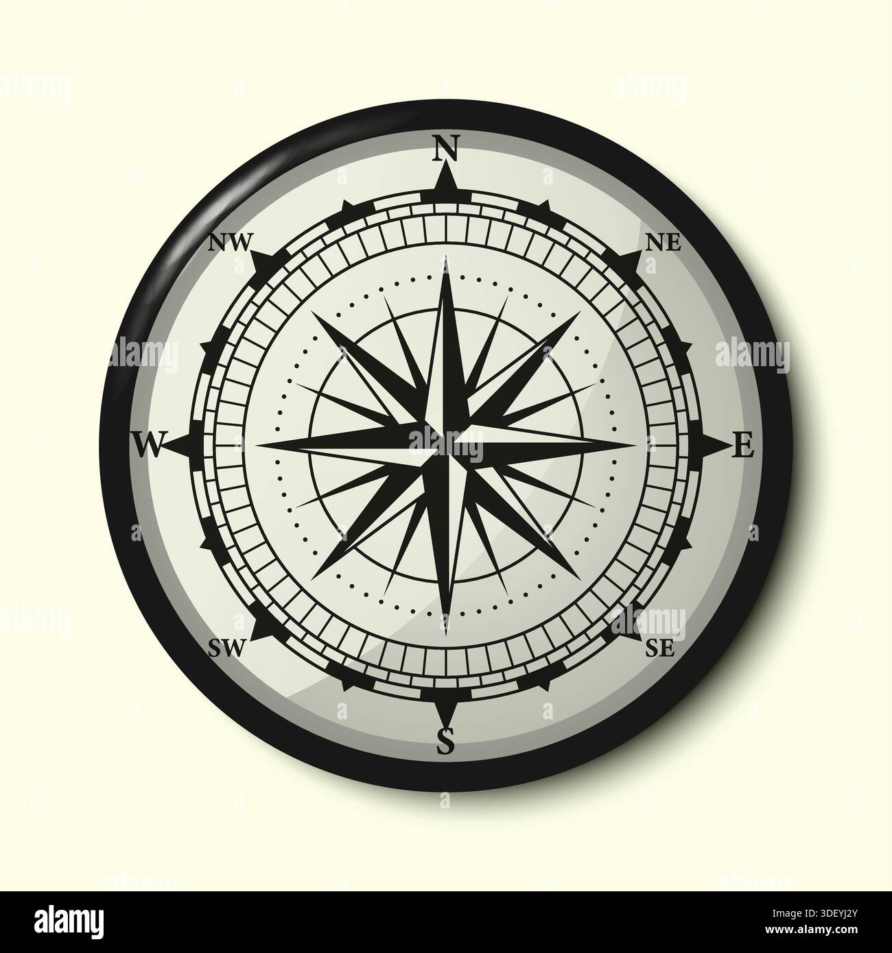 Boussole D'orientation Virginia 6036 VA - Pocket Compass Neuve - Bussola