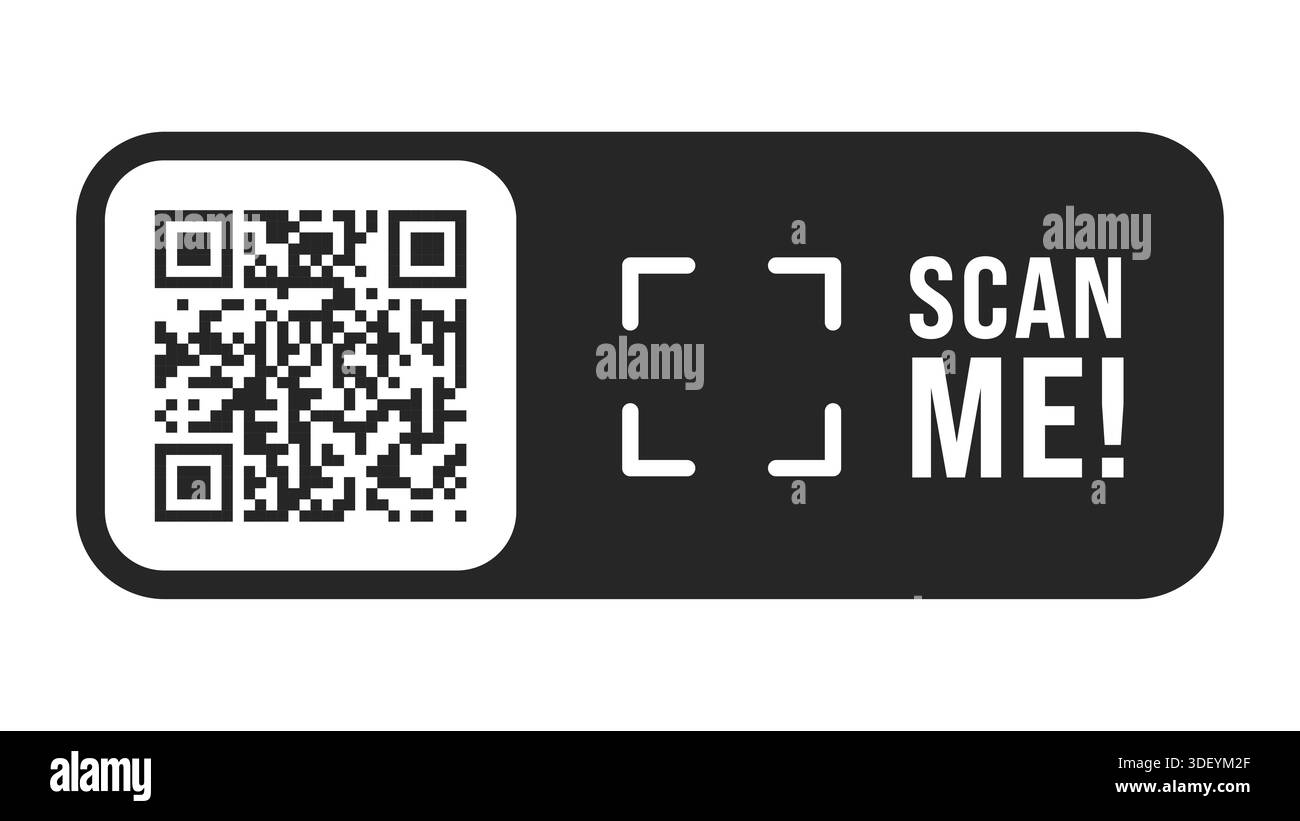 QR Code Ready to Use Isolated On White Background Stock Vector Image ...