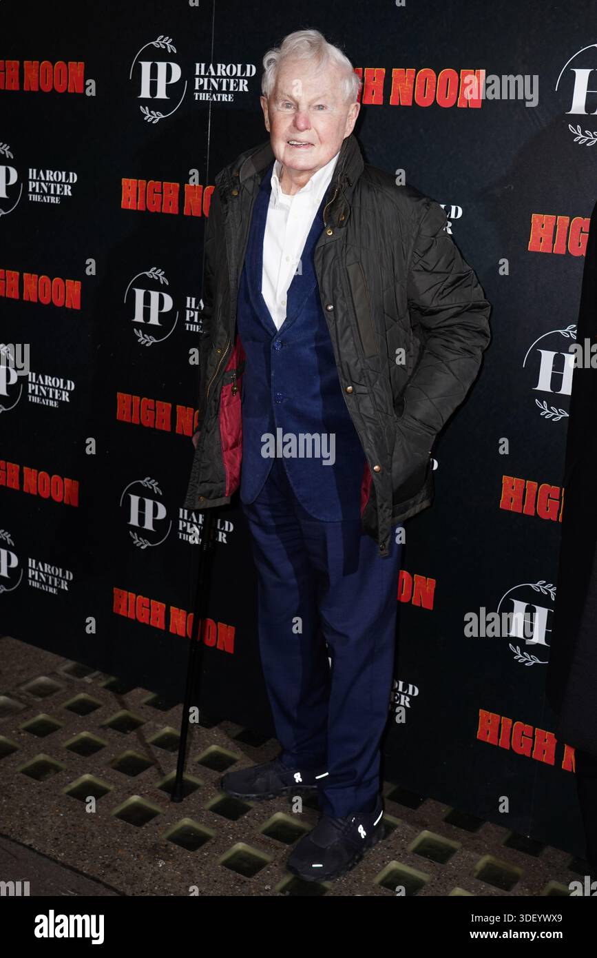 Sir Derek Jacobi attends High Noon at the Harold Pinter Theatre, London ...