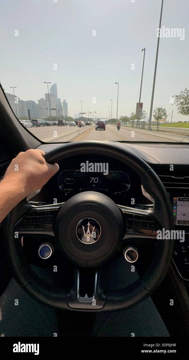Drivers view from interior car hi-res stock photography and images - Alamy