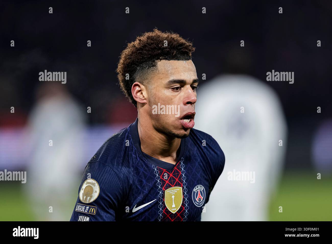 Paris, France - January 4: Désiré Doué of Paris Saint-Germain ...