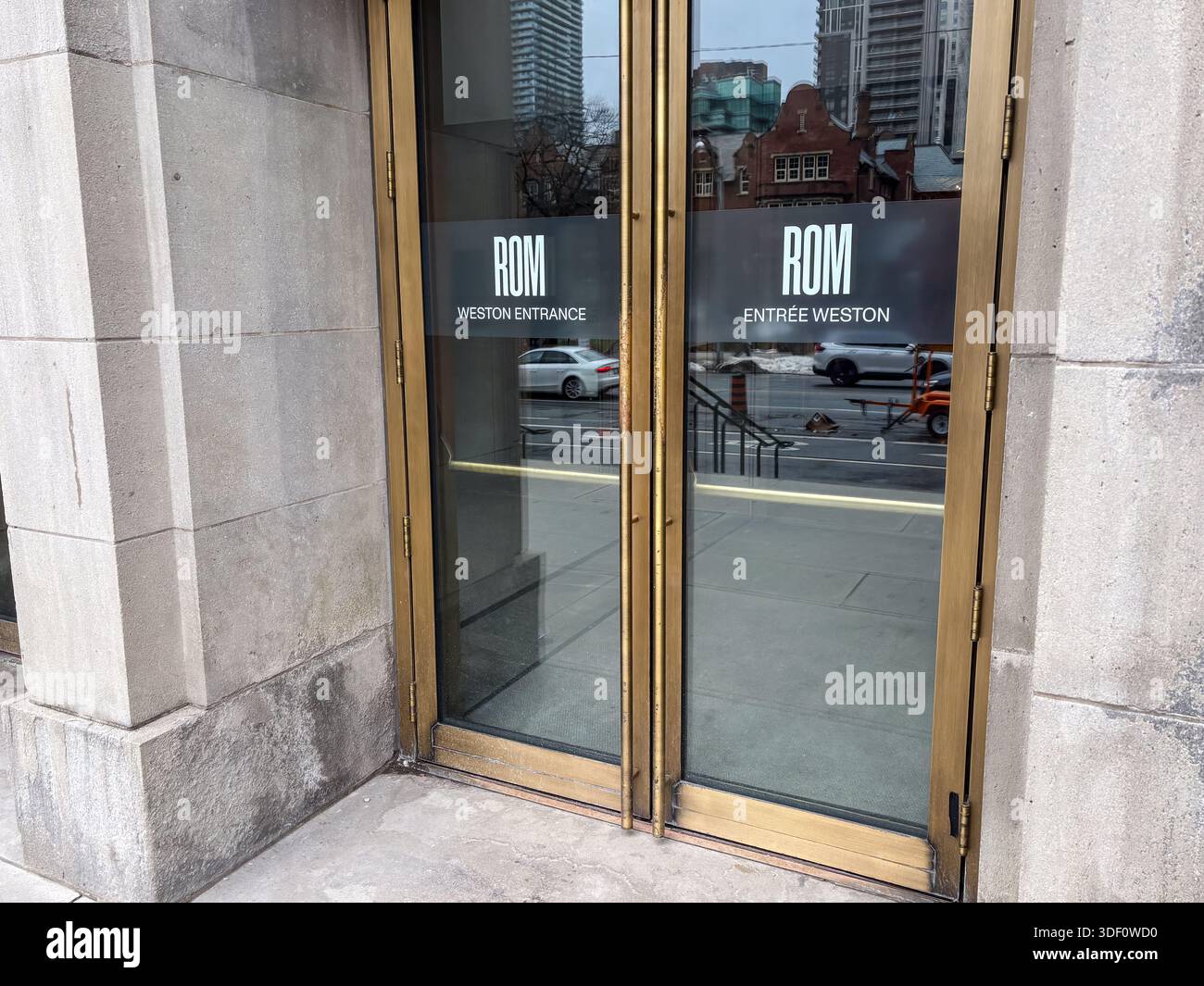 Royal Ontario Museum (ROM) Weston Entrance doors, Toronto, Canada. Part ...