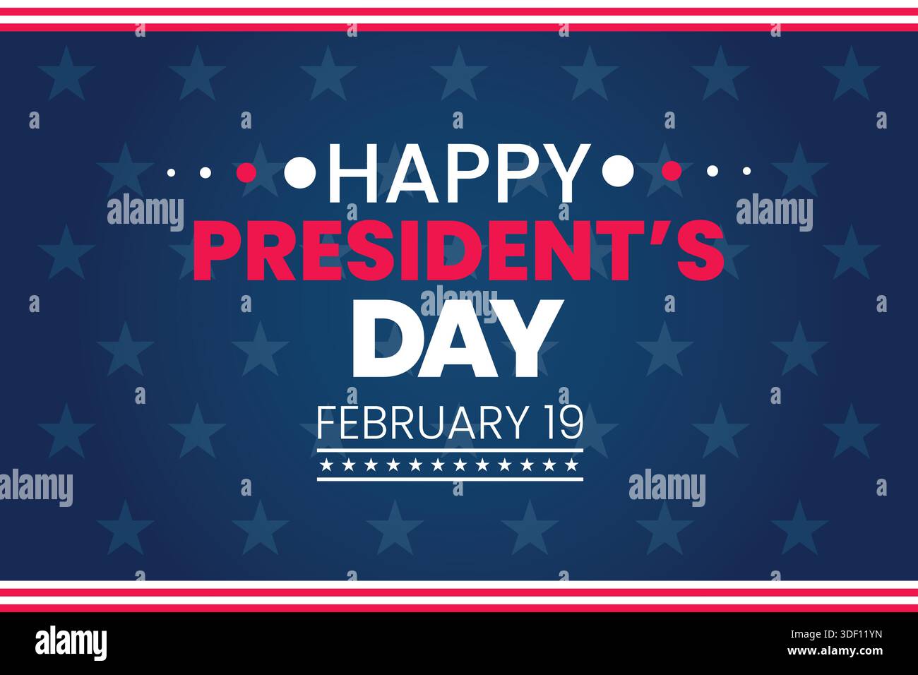 Clean Visul Clean presidents day background hi-res stock photography and images - Alamy