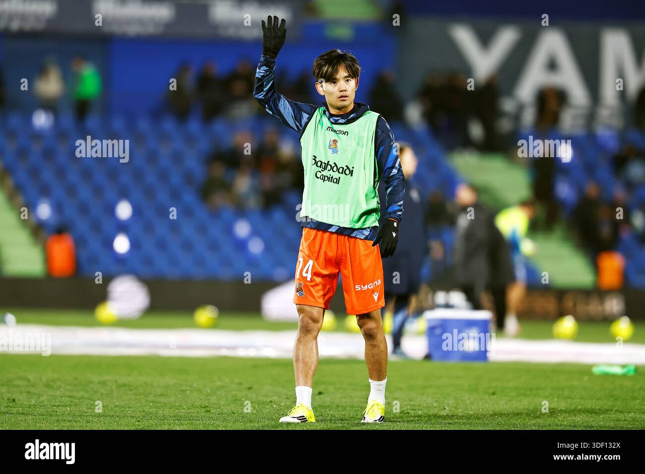 Getafe, Spain. 9th Jan, 2026. Takefusa Kubo (Sociedad) Football/Soccer : Spanish 'LaLiga EA Sports' match between Getafe CF - Real Sociedad at the Estadio Coliseum Getafe in Getafe, Spain . Credit: Mutsu Kawamori/AFLO/Alamy Live News Stock Photo